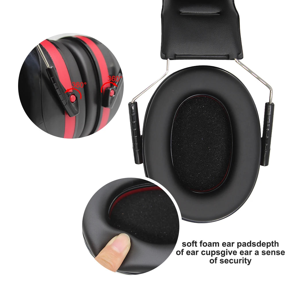 CE Certified Acoustic Foam Hearing Protection Ear Muffs