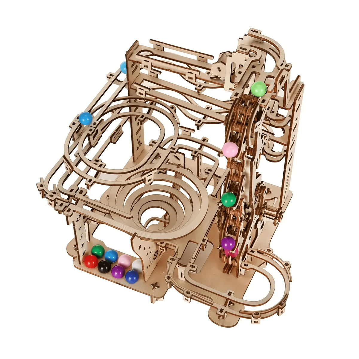 Music Park 3D Wooden Puzzle Spacetime Tunnel Marble Maze Physics
