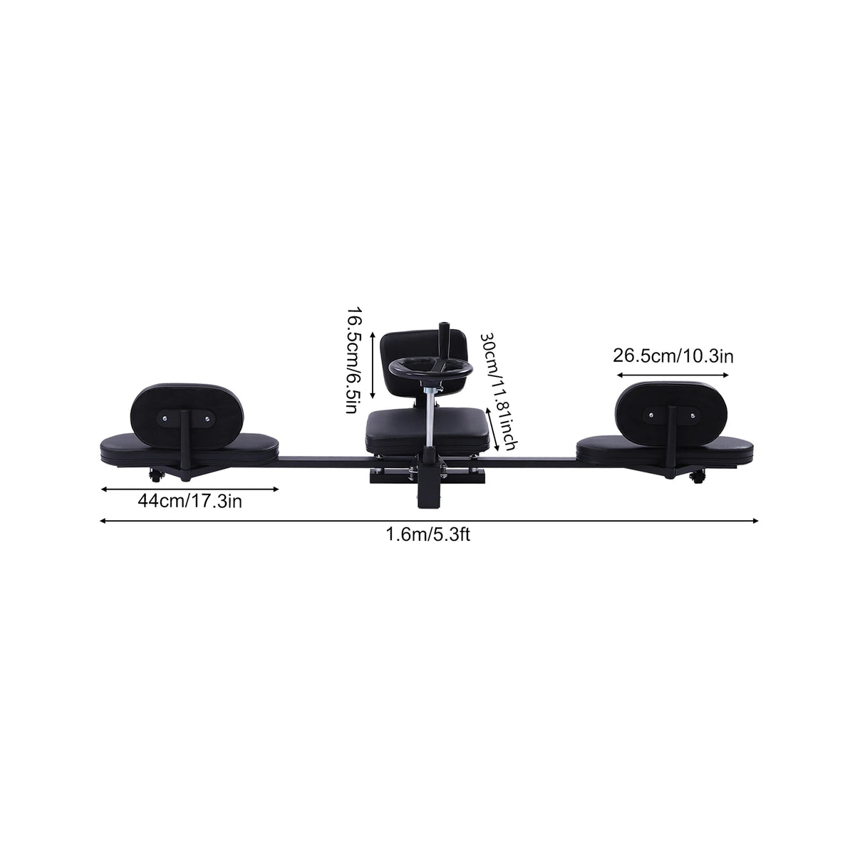 Adjustable Horizontal Leg Stretcher Equipment For Flexibility Training