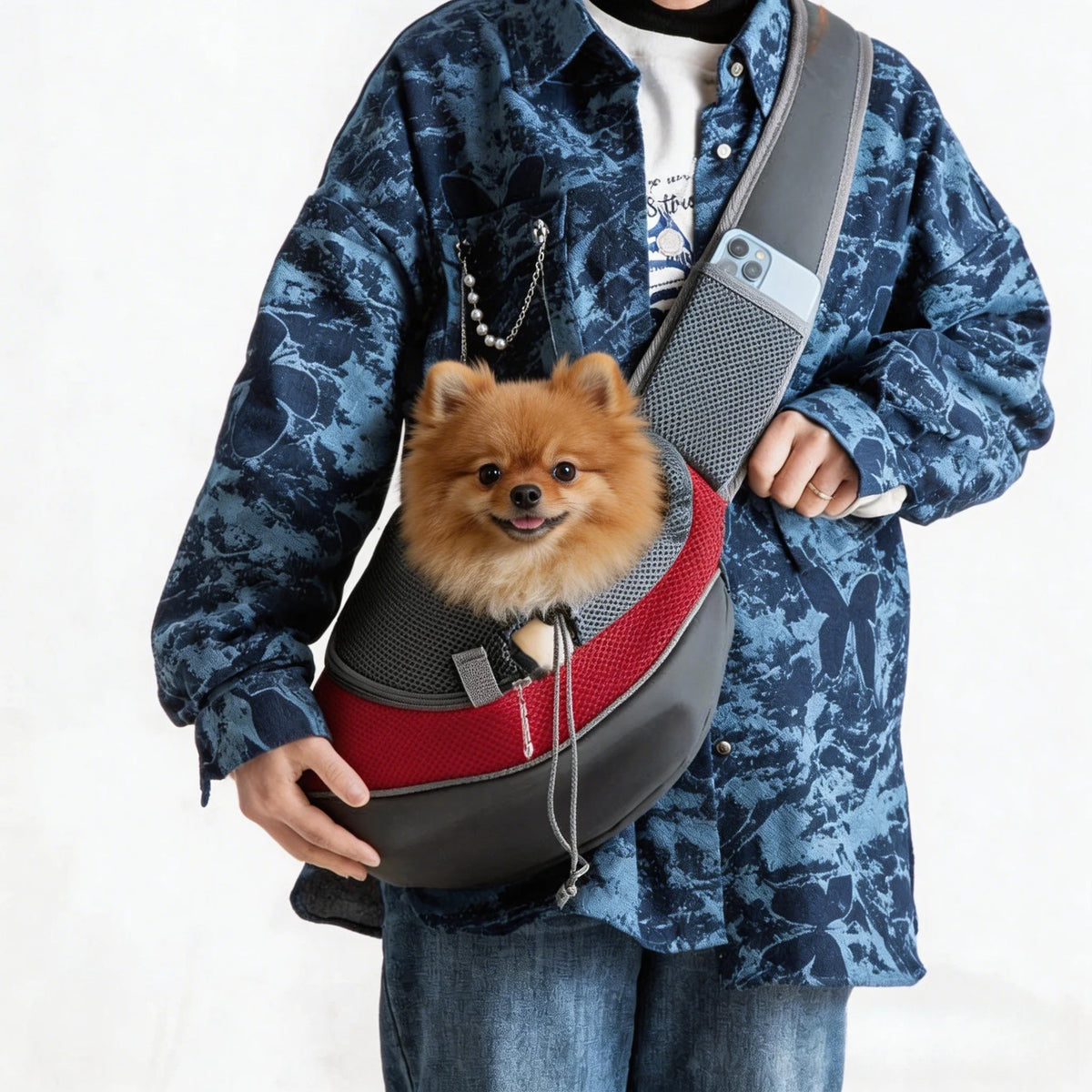 Pet Cat Dog Carrier Backpack Sling Bag With Breathable Mesh