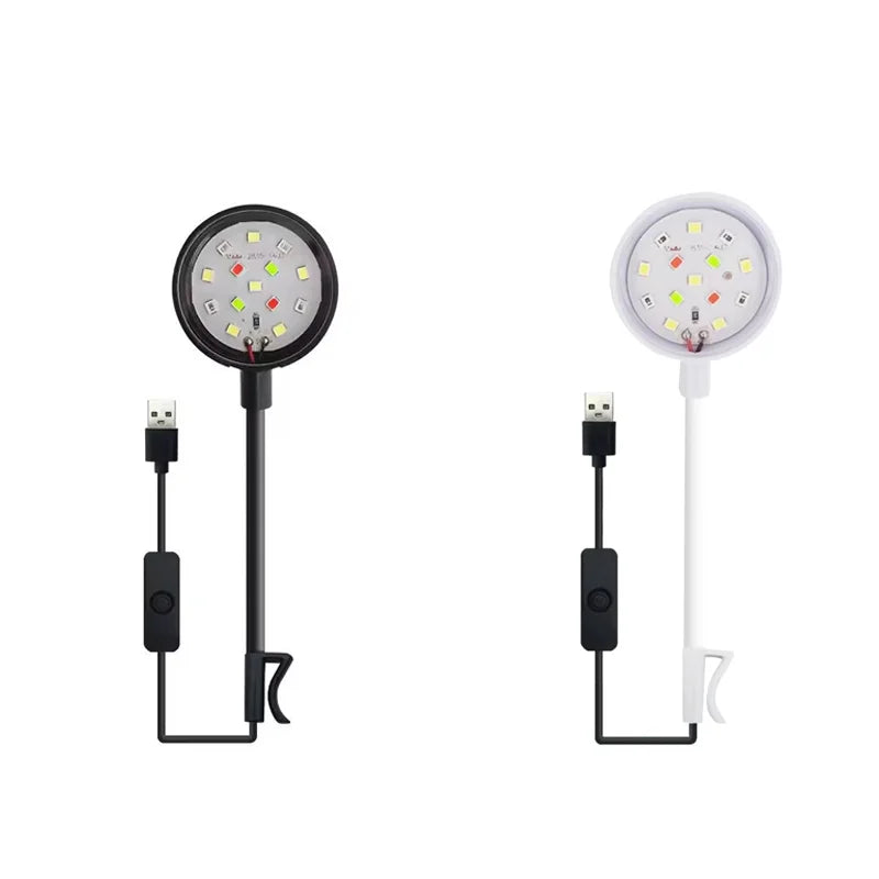 USB LED Fish Tank Clip On Aquarium Plant Grow Light
