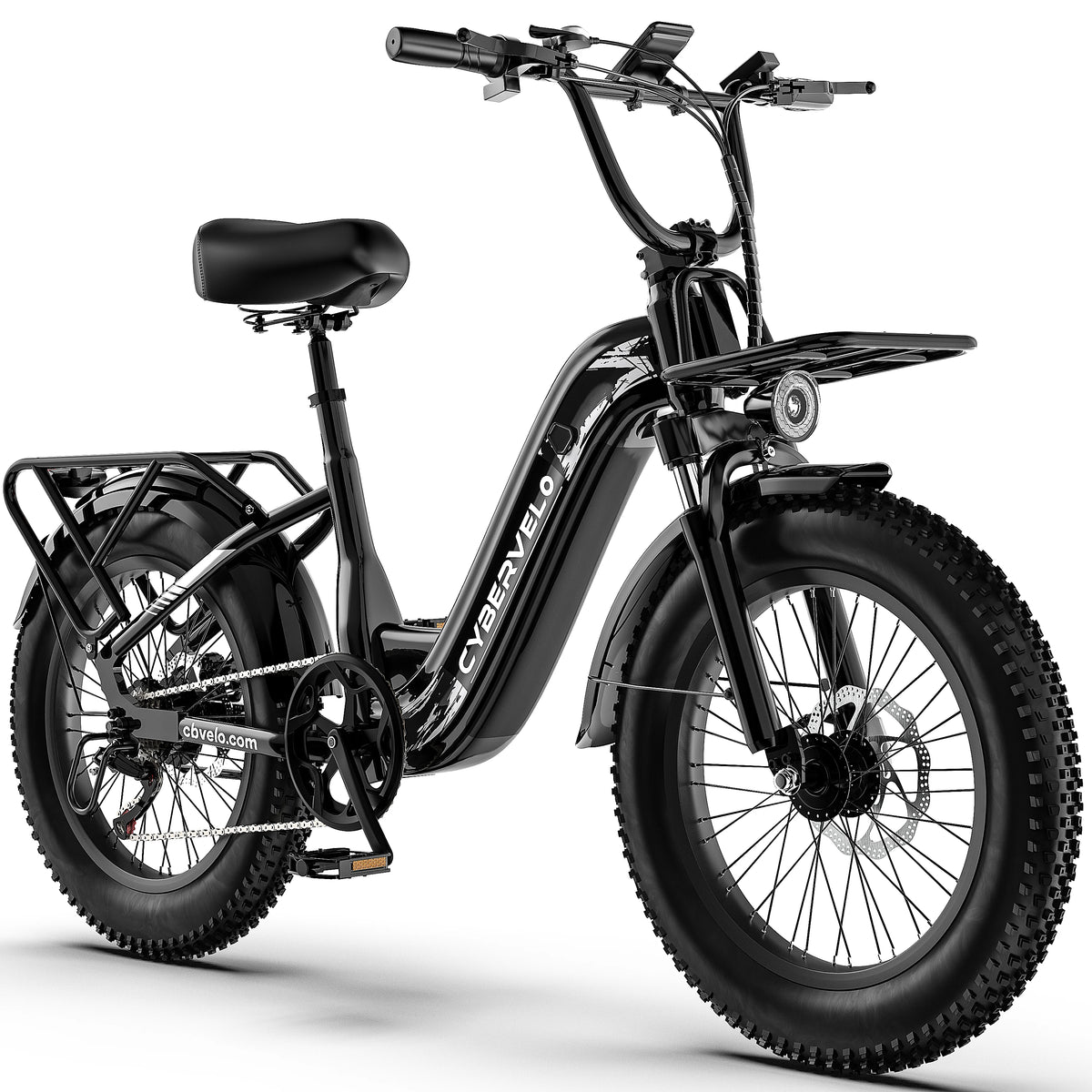 CBVELO EK8 1000W Peak Step-Through Fat Tire Electric Bike