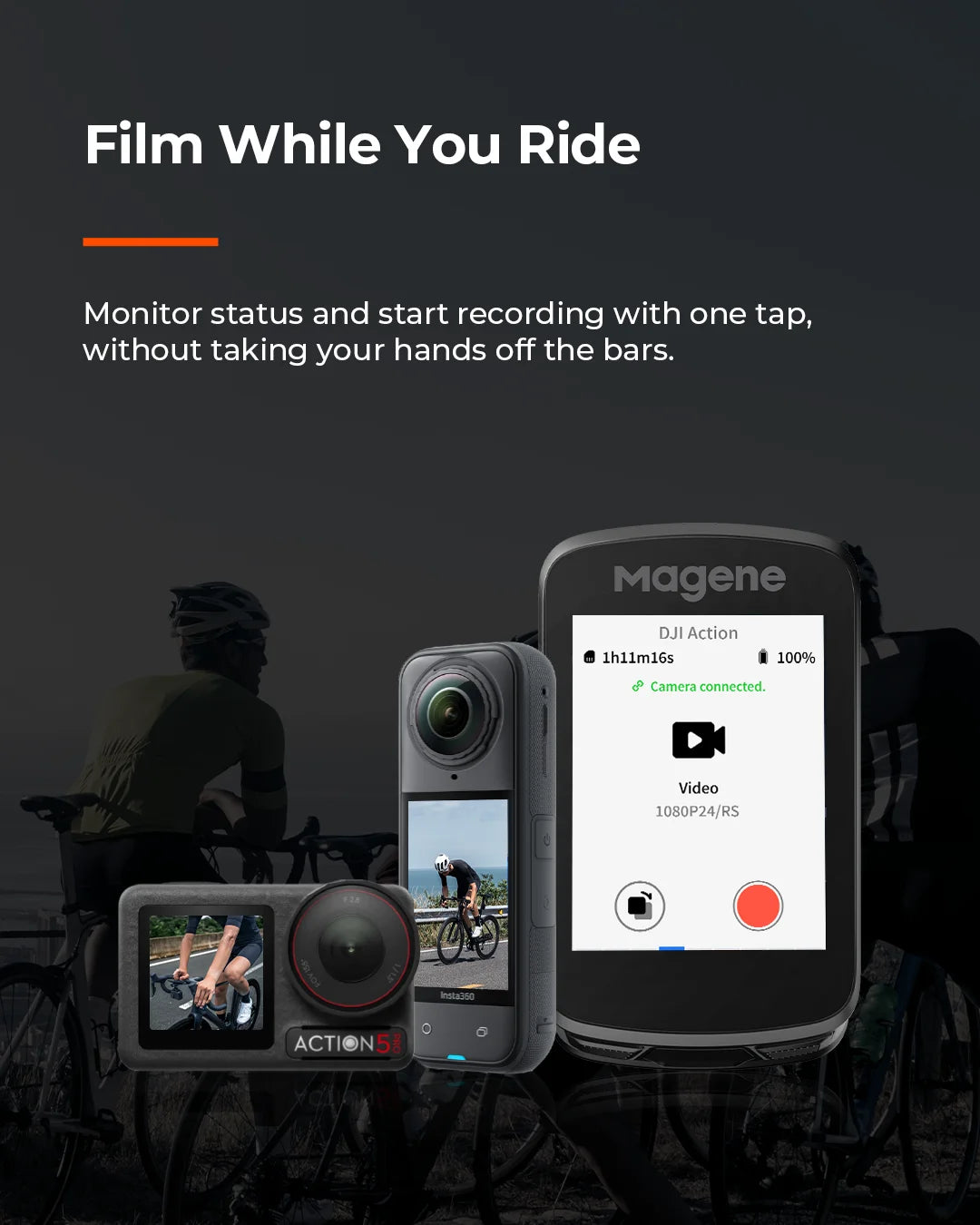 Magene C606V2 Touchscreen GPS Bike Computer Navigation Speedometer