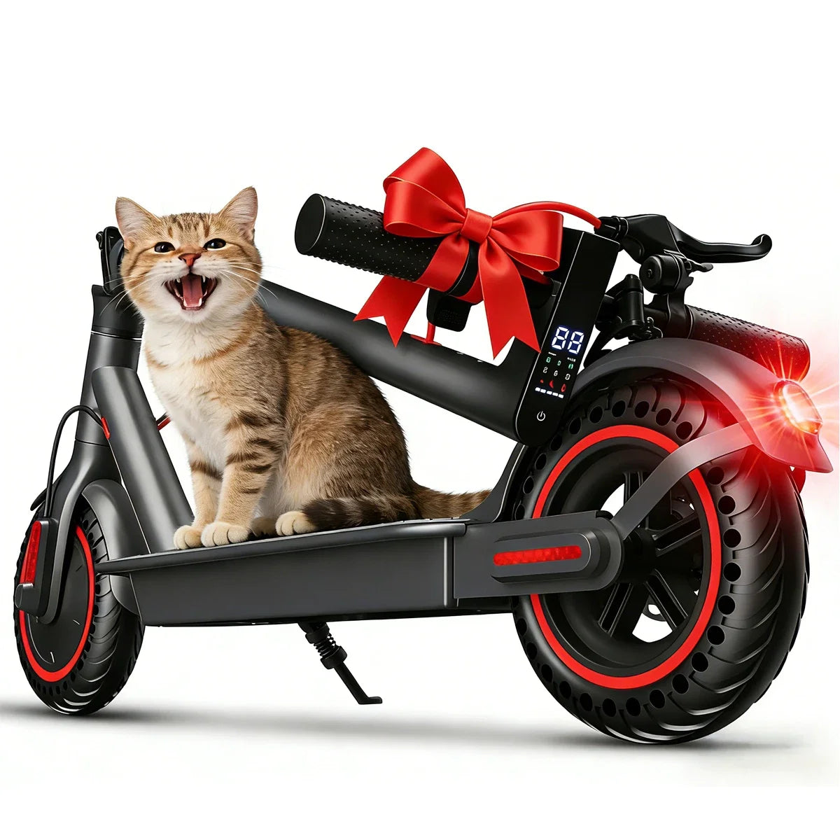 OBX Foldable Electric Scooter With App And Solid Tires For Adults