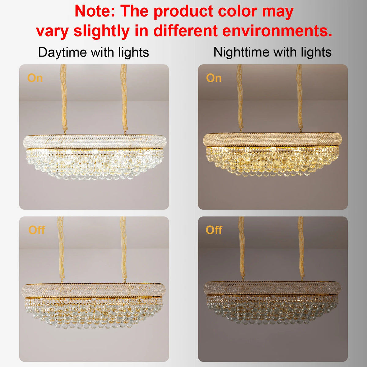 Vrygle Rectangular Crystal Chandelier Elegant Ceiling Light Fixture