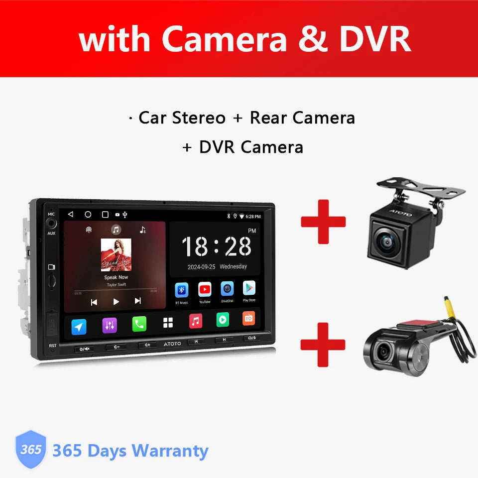 Atoto Android Car Stereo Receiver With Multimedia CarPlay Support