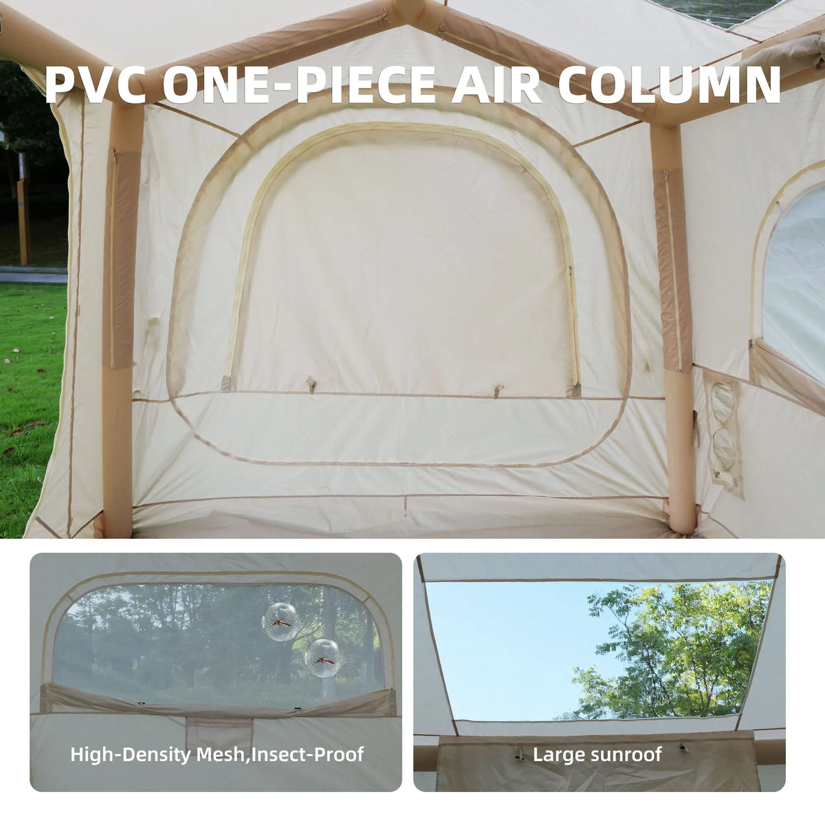 Inflatable Tents for Camping suv tent Easy Setup Inflatable Tent Waterproof Air Glamping Tents for Camping Adult 4/6/8 Person