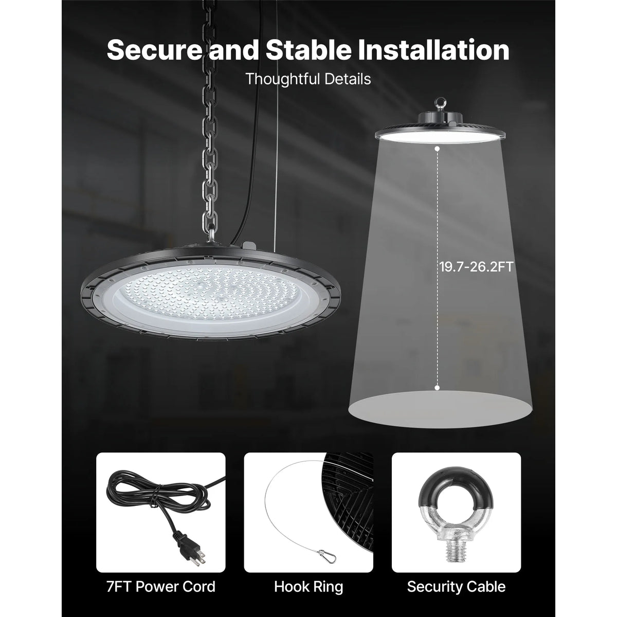 VEVOR LED High Bay Light For Warehouse And Industrial Use