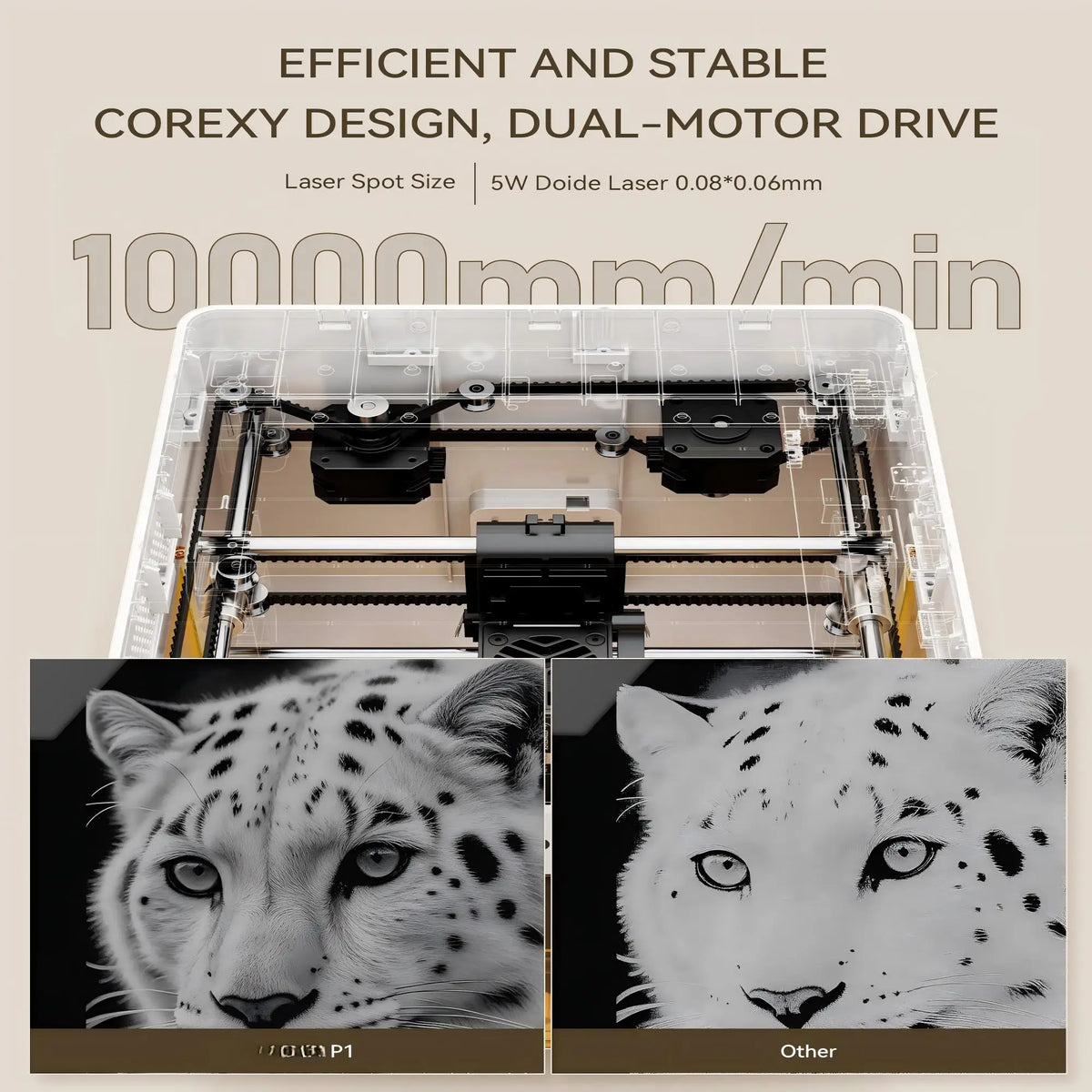 Enclosed 5W Laser Engraver And Portable Mini Cutter