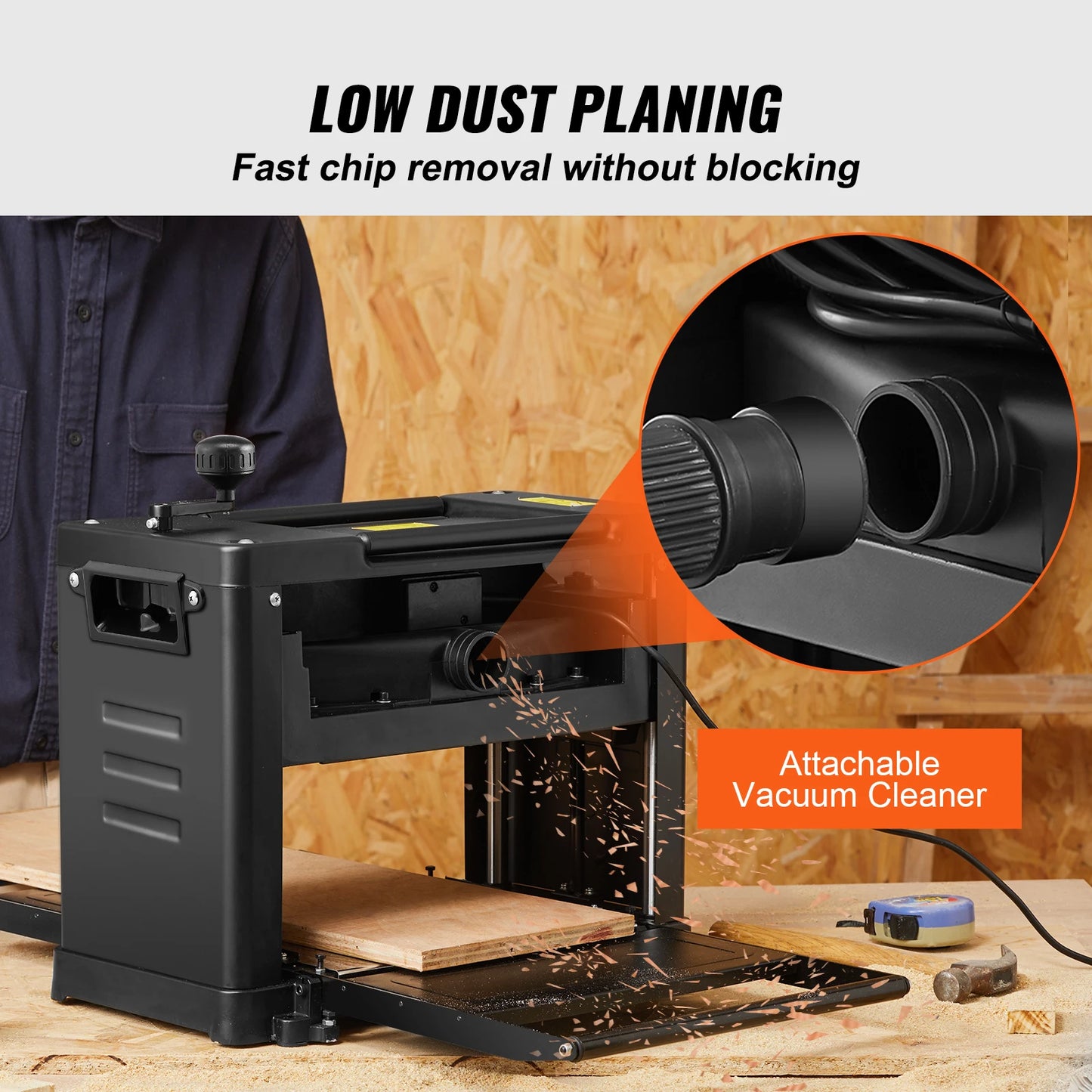 SucceBuy Benchtop Thickness Planer For Precision Woodworking