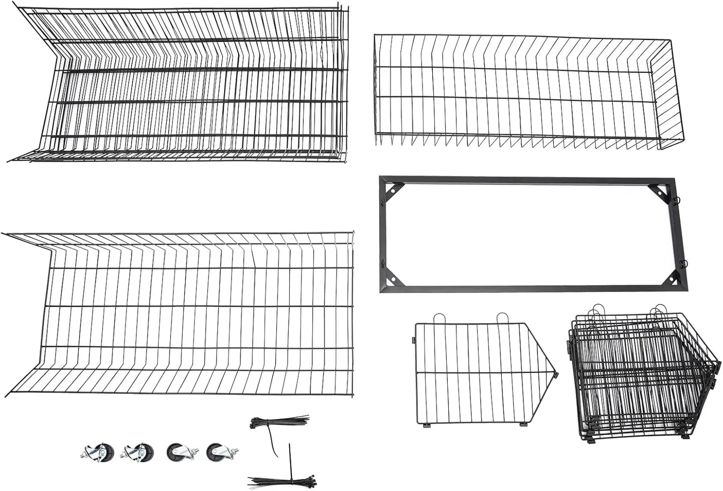 Multi Level Steel Wire Display Shelf For Supermarket Produce