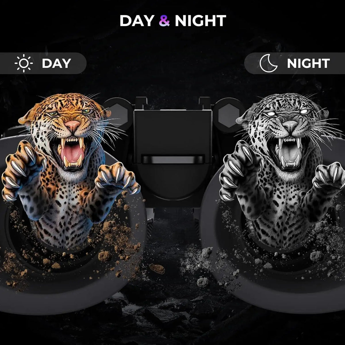 GOYOJO Rechargeable Hands Free Head Mounted Night Vision Goggles