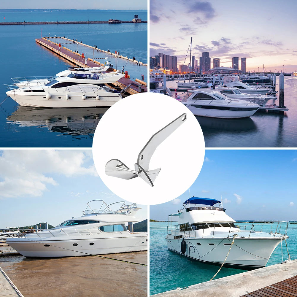 HiMISS Premium 316 Stainless Steel Triangular Boat Anchor