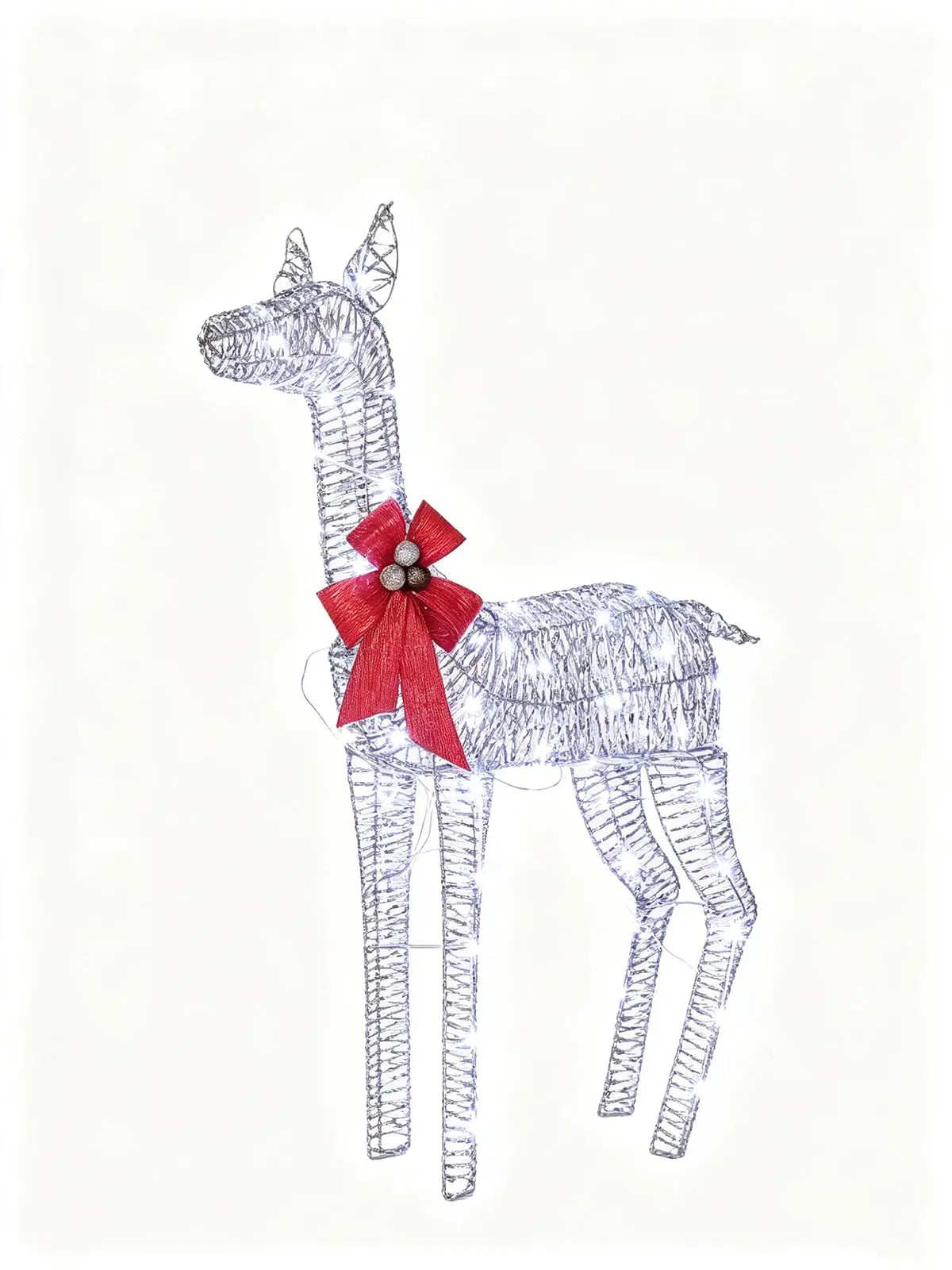Lighted Christmas Deer Family Set Outdoor Decoration With LED Lights