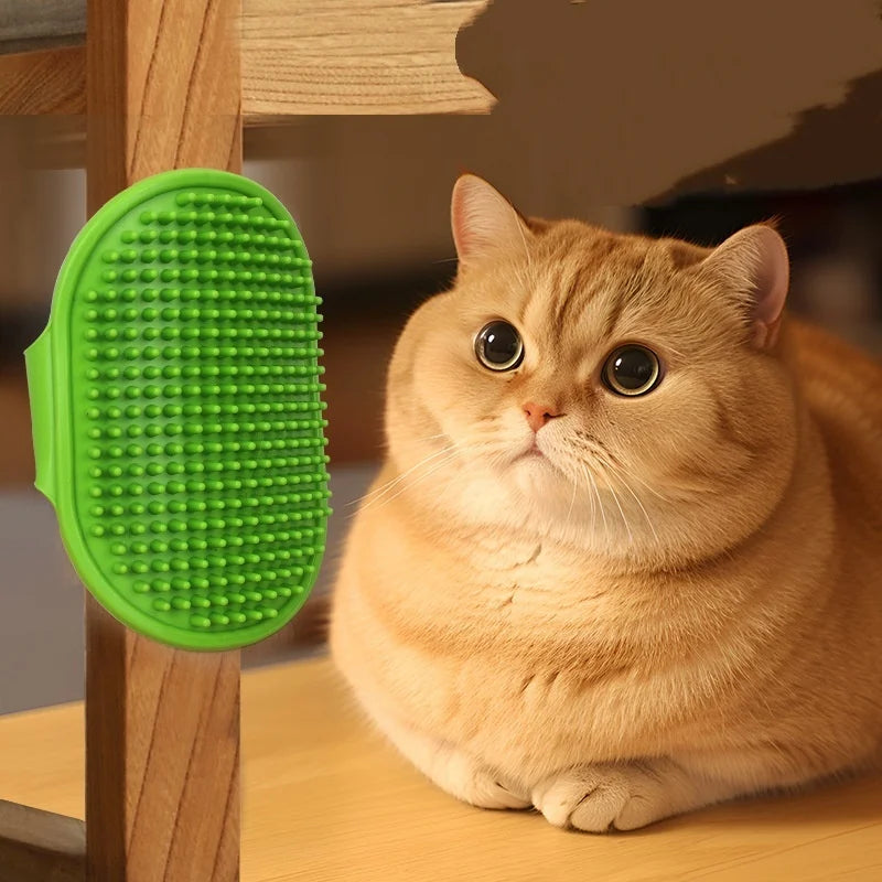Soft Rubber Pet Bath Brush Comb For Dog Grooming Massage