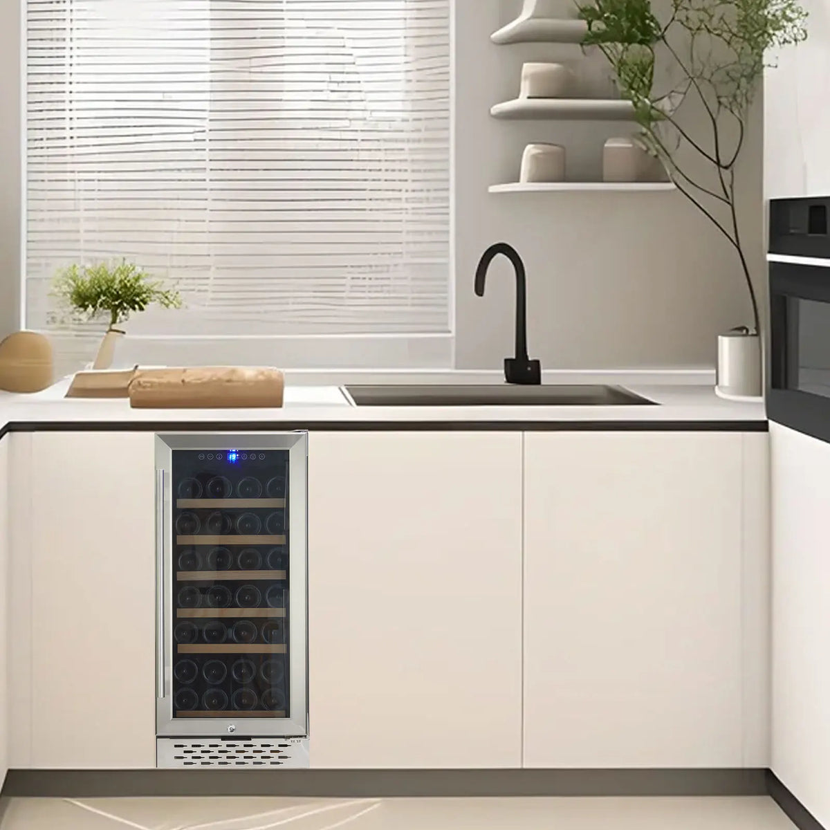 Acekool Single Zone Wine Refrigerator With Digital Thermostat