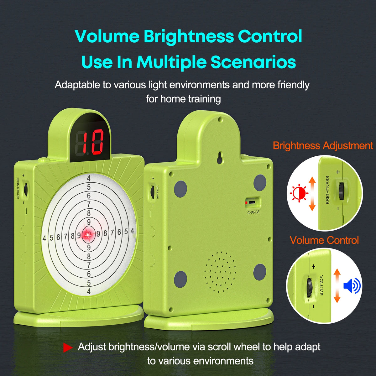 Smart Induction Shooting Target With Voice Feedback And Score Tracking