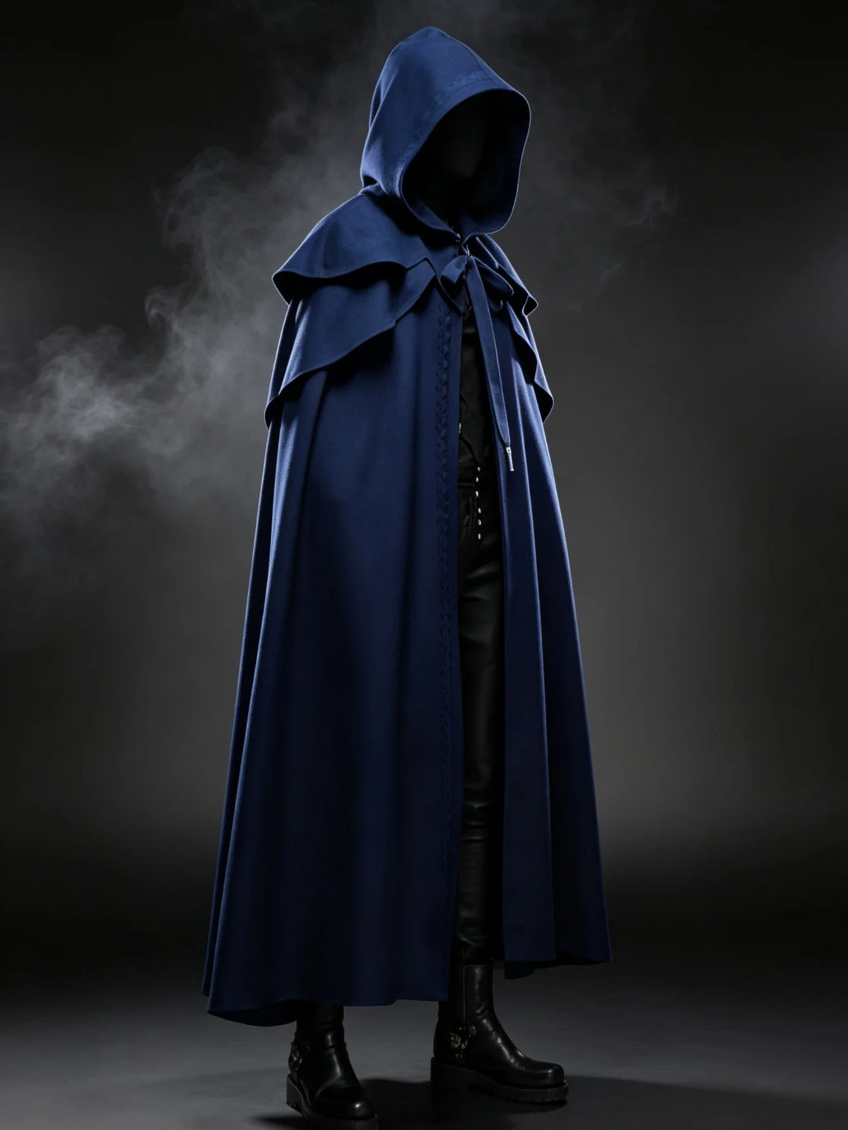 Medieval Hooded Cloak Cape for Ranger Wizard Cosplay Costume