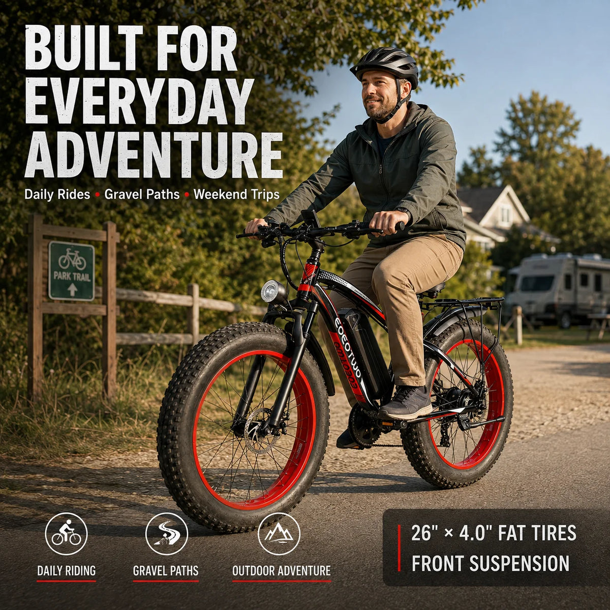 EOEOTWO Electric Bike For Adults 1000W Motor 48V Battery