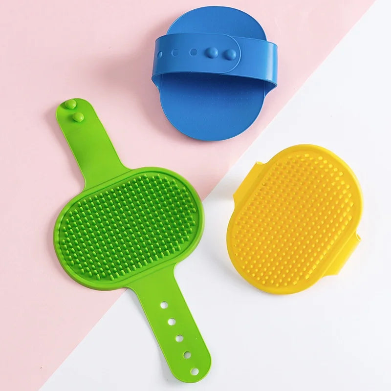 Soft Rubber Pet Bath Brush Comb For Dog Grooming Massage