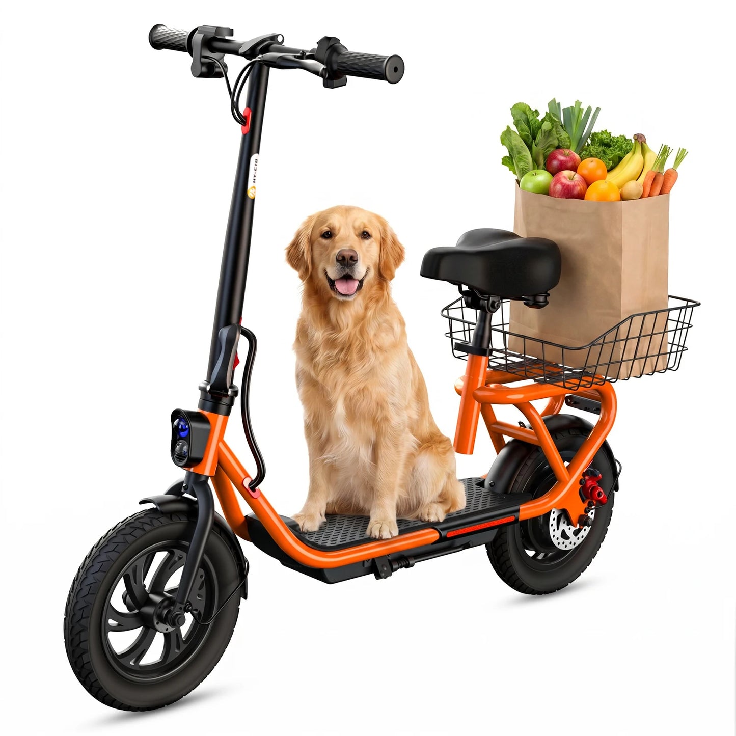 TST C10 Folding Electric Scooter For Adults With Seat