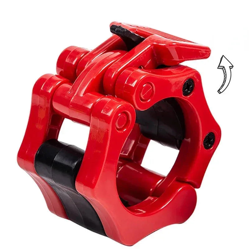Quick Release Barbell Collars for Strength Training and Weightlifting