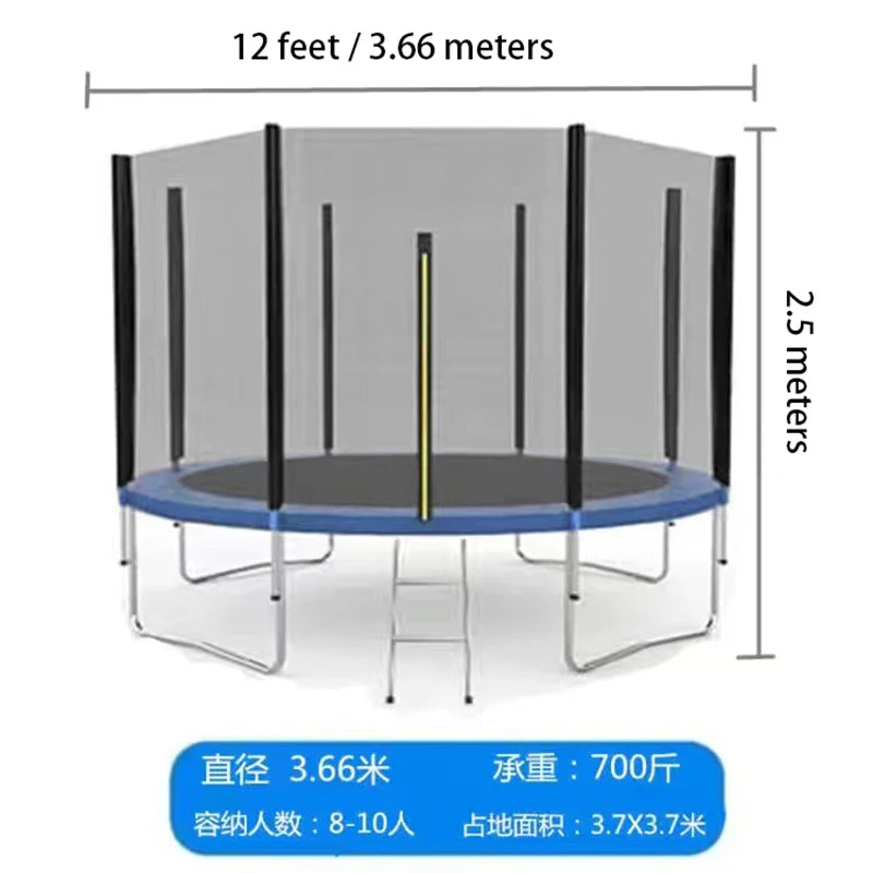 MIYAUP-Outdoor Trampoline House, Net Protection, Children's Fitness Jumping Bed, Newest