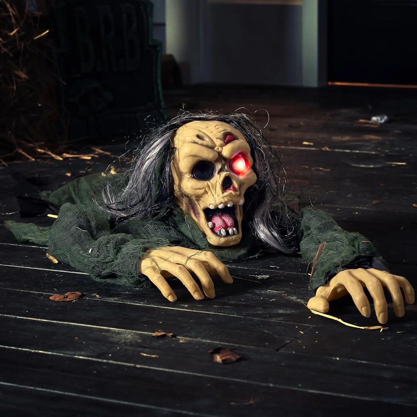 Joyfy Halloween Zombie Groundbreaker Outdoor Graveyard Decoration