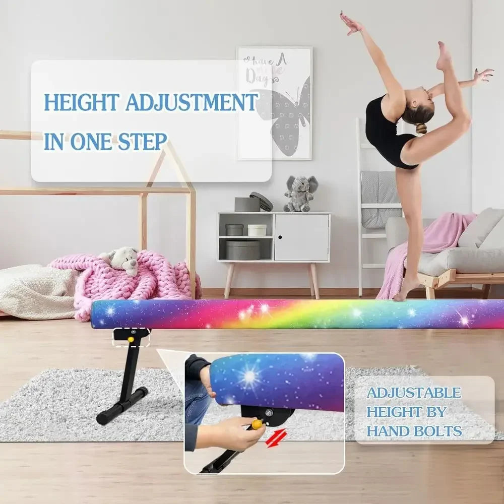 Adjustable Gymnastics Balance Beam for Professional and Home Training