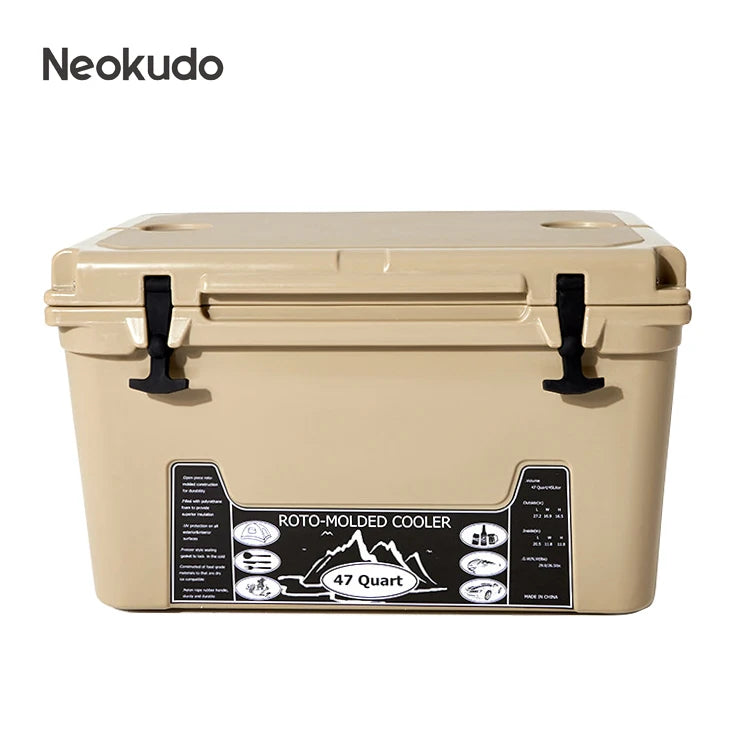 Heavy Duty Rotomolded Cooler Box For Outdoor Camping And Fishing