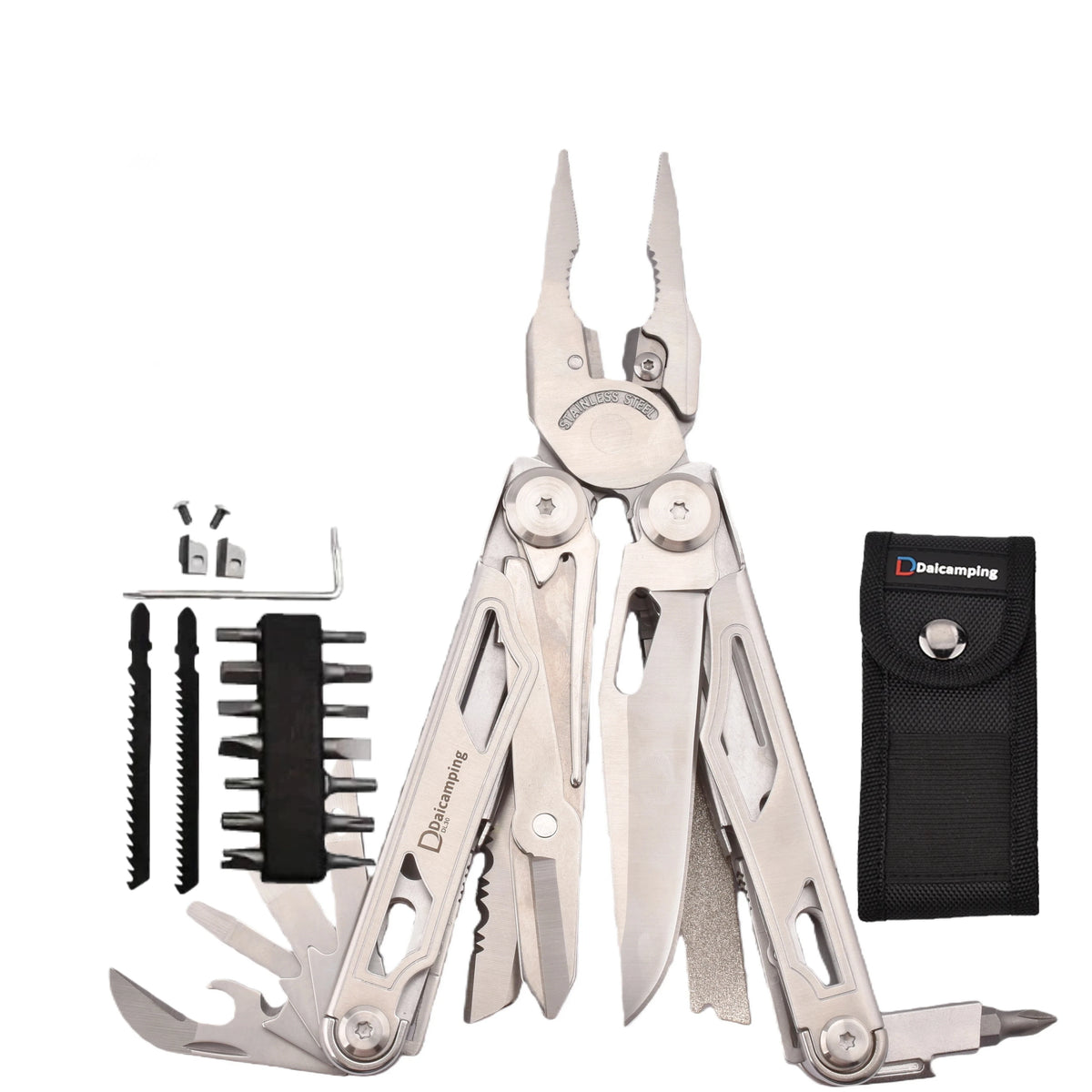 Daicamping Stainless Steel Multifunctional Plier Multi Tool