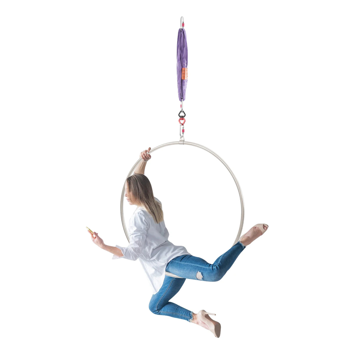 Aerial Hoop Kit With Straps for Dance Yoga and Gymnastics