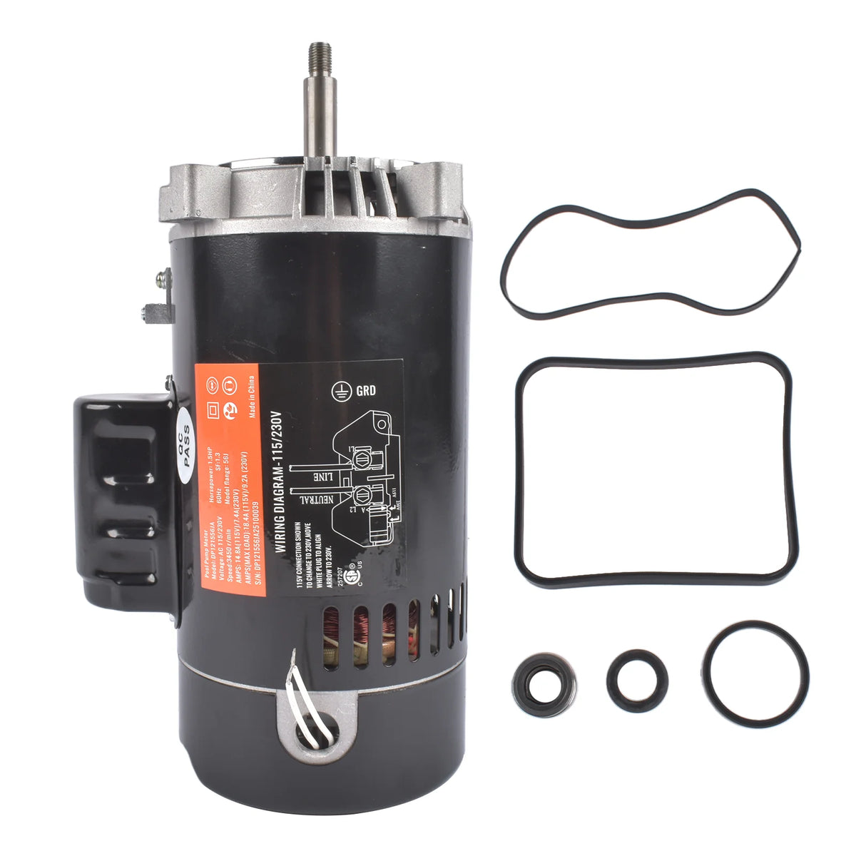 AP03 Swimming Pool Pump Motor for Century Hayward Max-e-Glas UST1152 1.5 HP 115/230V