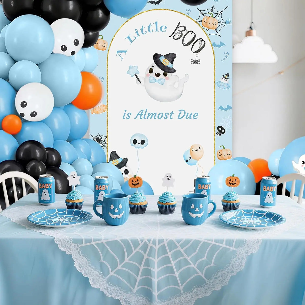 Halloween Baby Shower Decorations A Little Boo Is Almost Due