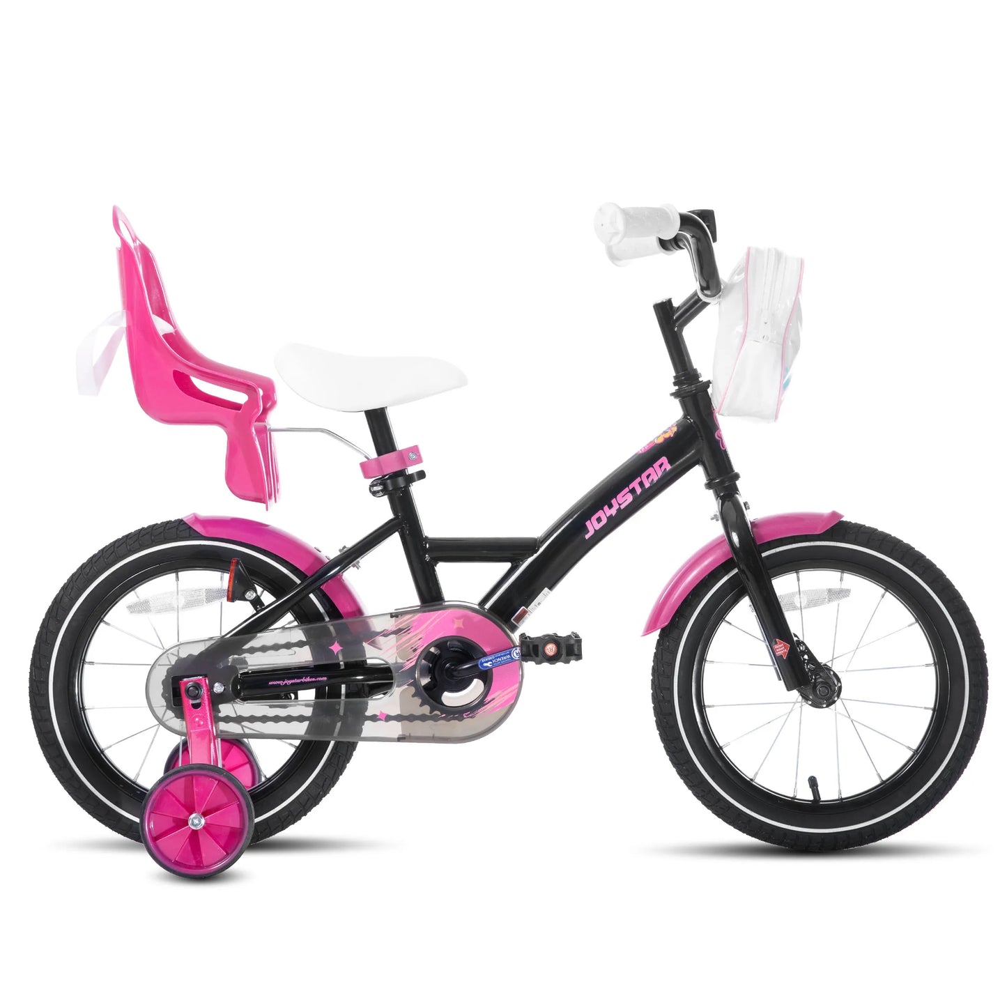 Joystar Kids Bike With Training Wheels And Front Basket
