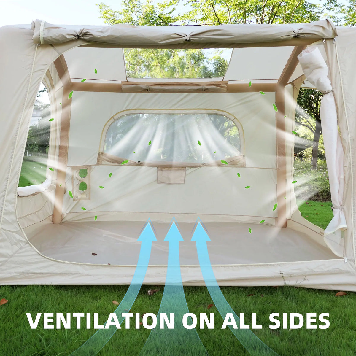 Inflatable Tents for Camping suv tent Easy Setup Inflatable Tent Waterproof Air Glamping Tents for Camping Adult 4/6/8 Person