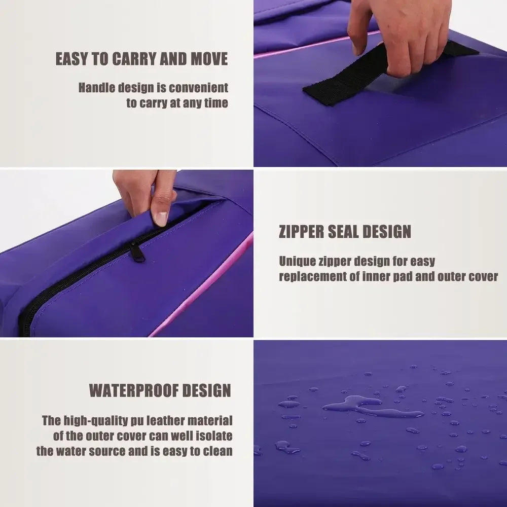 Tumbling Mat With Handles For Gymnastics Yoga And Core Training