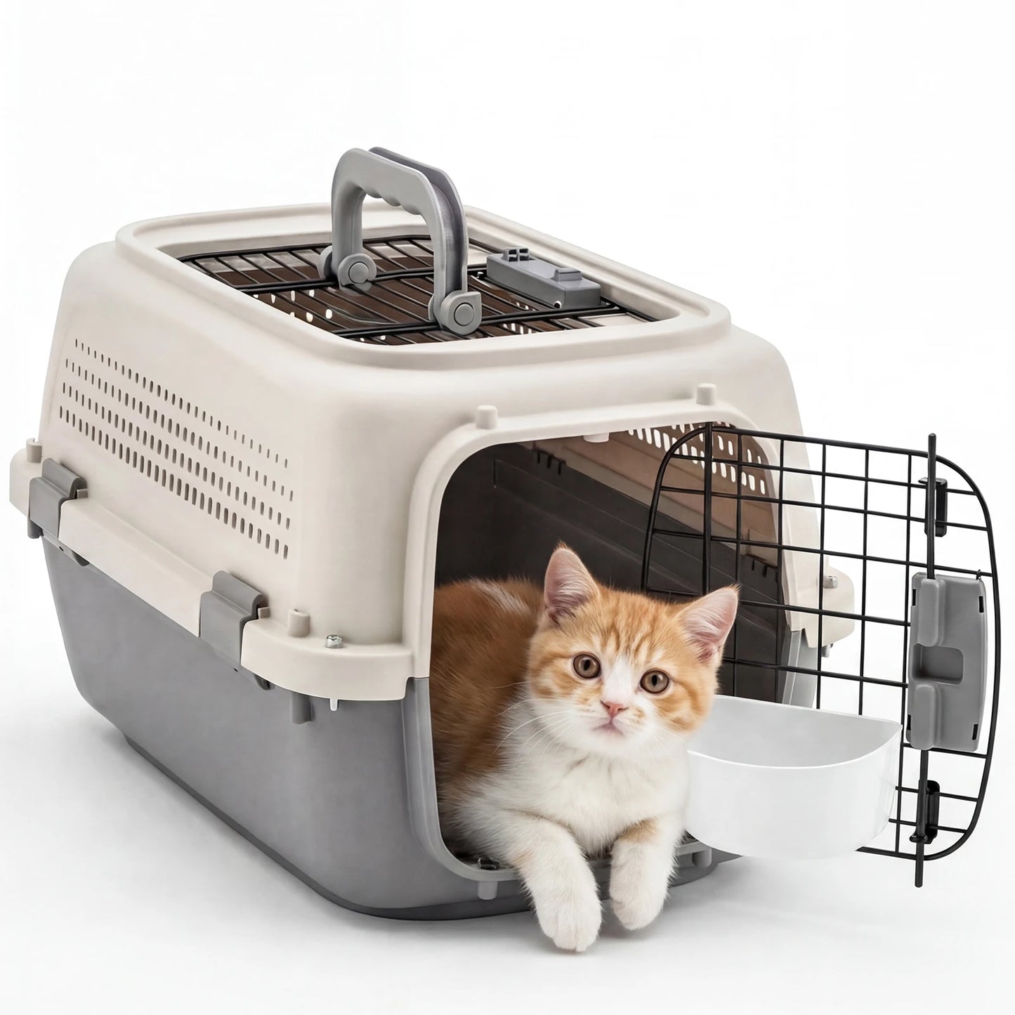 Portable Pet Carrier For Small Dogs With Top Access Door