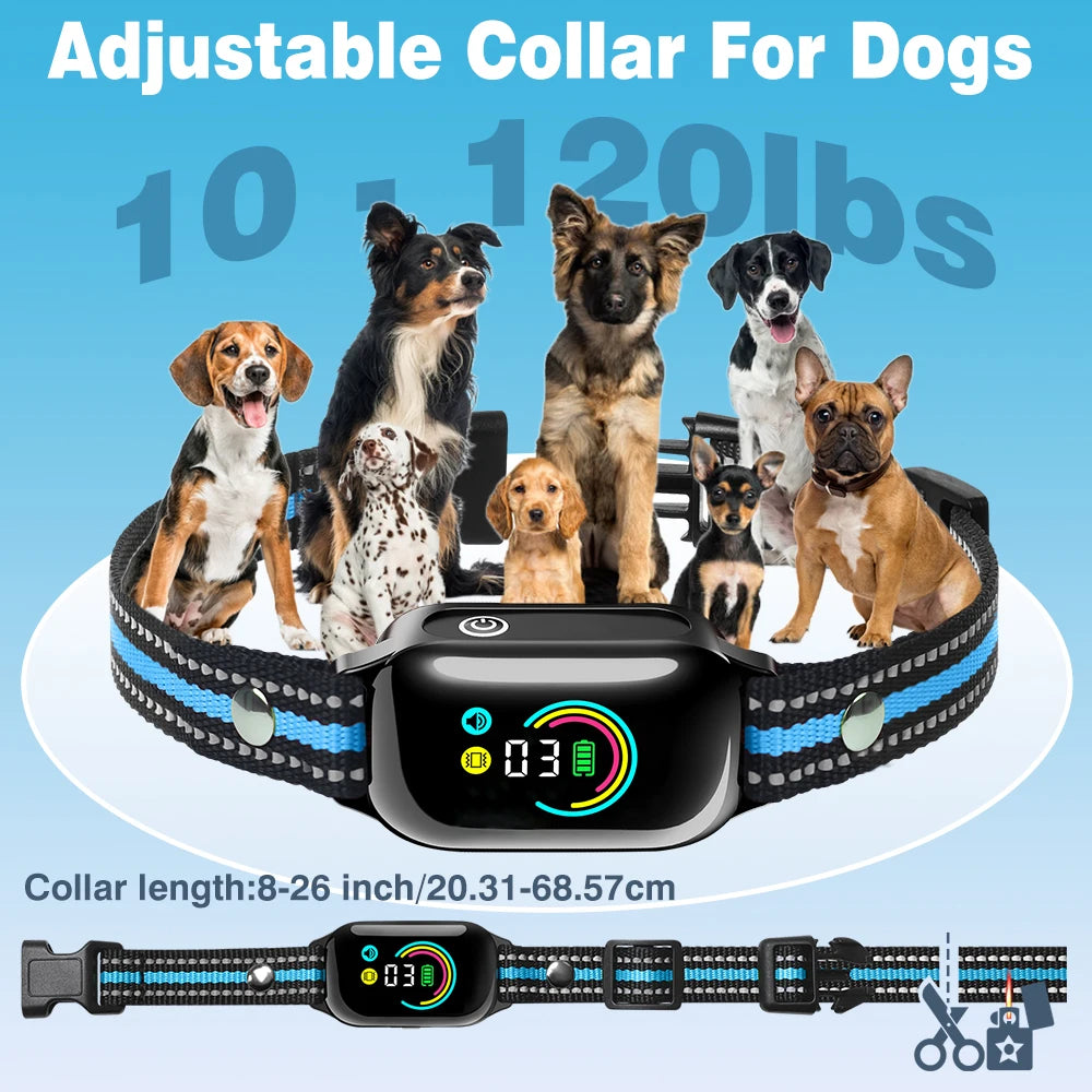 NEW Style No Shock Collar for Dog Training,1000m Electric Dog Training Collar,IPX7 Waterproof Vibrating Collar for 5-110lbs Dogs