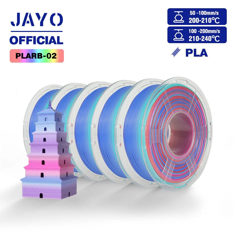 Jayo Premium 3D Printer Filament PLA Plus ABS PETG Silk