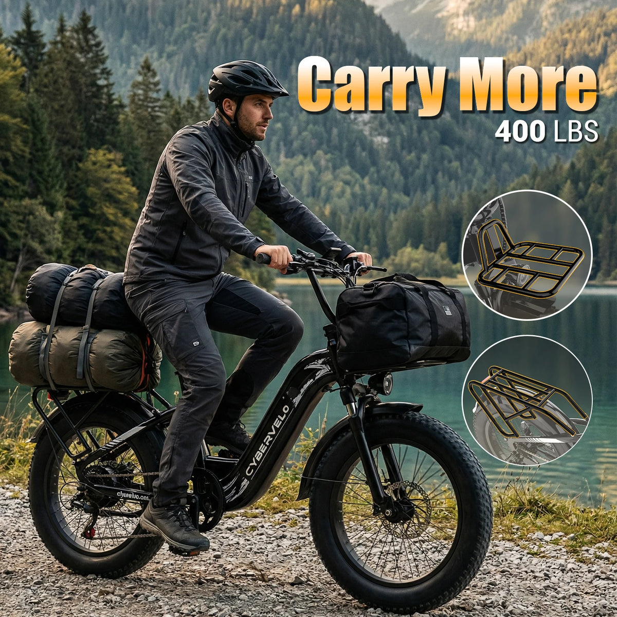 CBVELO EK8 1000W Peak Step-Through Fat Tire Electric Bike