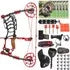 30-70lbs Compound Bow Adjustable Dual-Purpose 80% Let-off High Speed 420FPS for Hunting Shooting Steel Ball and Target Practice Right Hand Archery