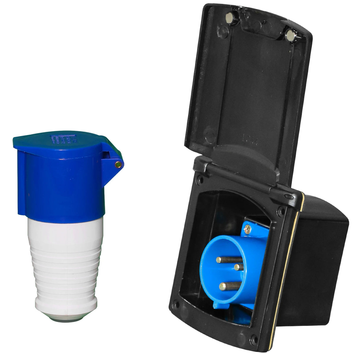 HWHongRV 32 Amp RV Inlet Outlet Box Kit Protector Shield