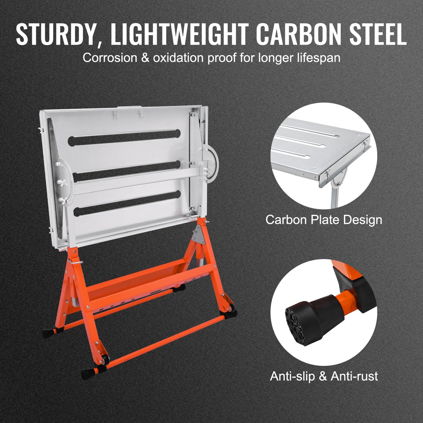 VEVOR Foldable Steel Welding Table With Adjustable Height