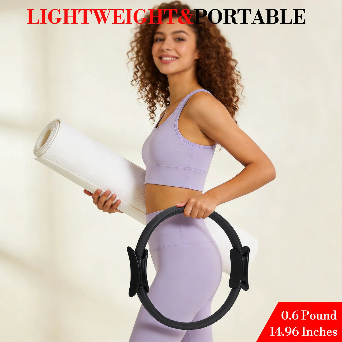 Complete Pilates Training Kit With Ring Exercise Ball And Bands