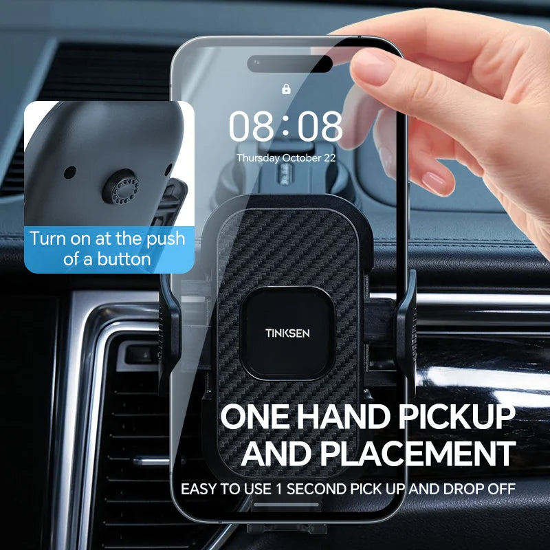 Upgraded Car Phone Holder - Adjustable Arm with Ergonomic Grip, Strong Suction Cup and Elliptical Design, Compatible with iPhone, Samsung, Android Smartphones, General Motors, Fashion Accessories, Texture Anti slip Pad