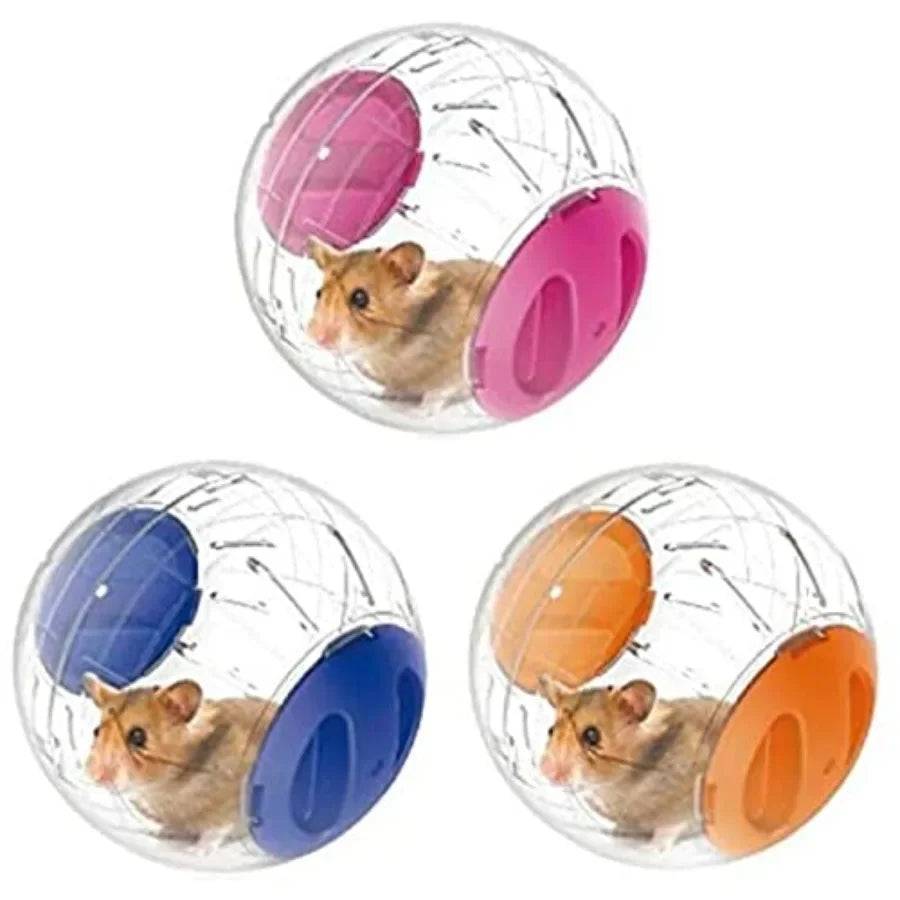 Crystal Hamster Running Ball Silent Exercise Wheel For Pets