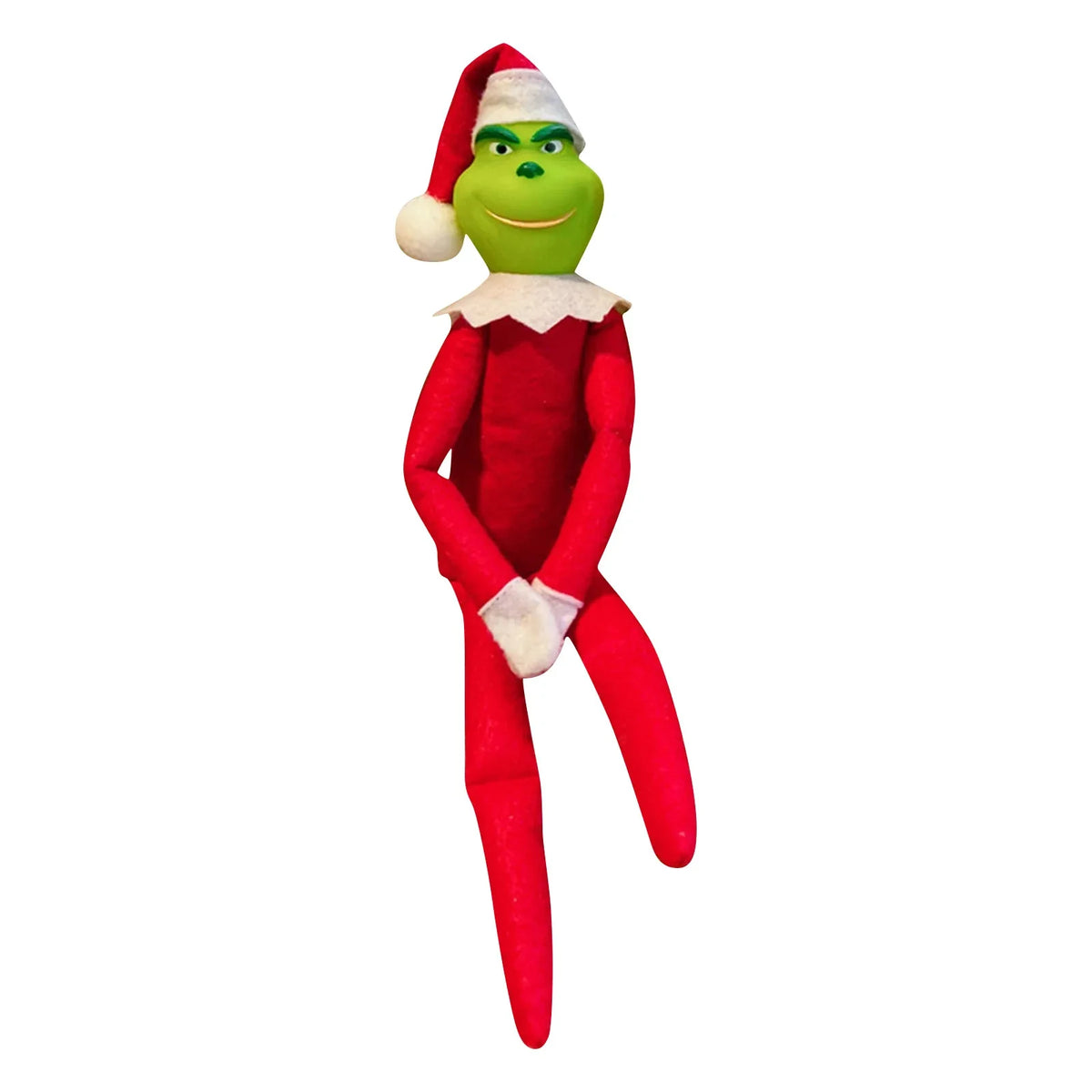 Christmas Elf Plush Doll Holiday Shelf Decoration Collectible Ornament