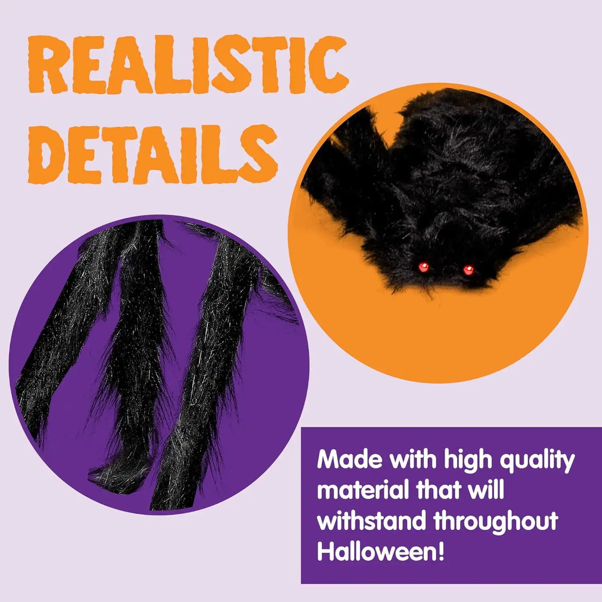Joyfy Giant Spider Halloween Decorations For Yard And Garden