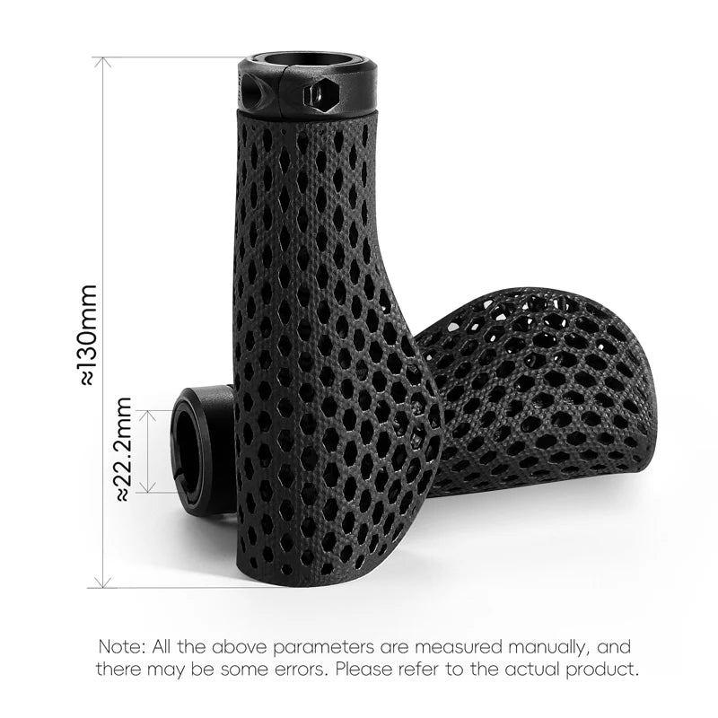 West Biking 3D Printed Ergonomic Bicycle Handlebar Grips For MTB